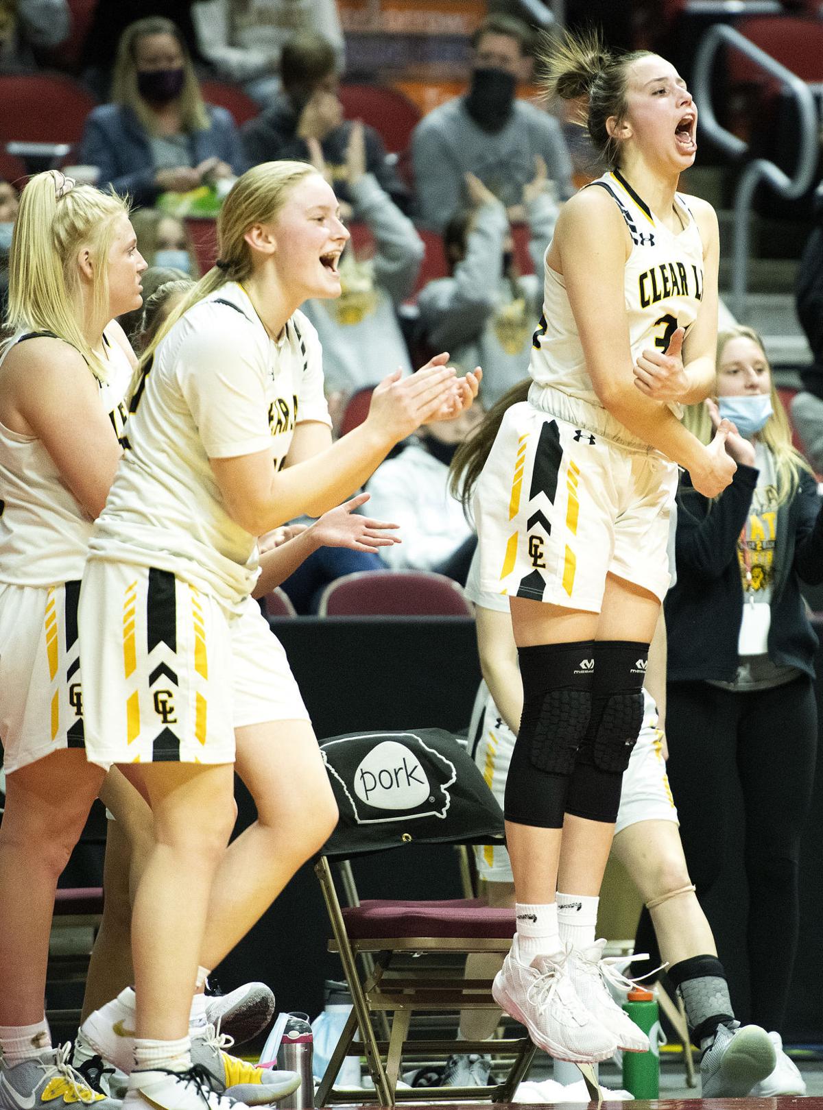 Clear Lake vs Waukon girls state basketball