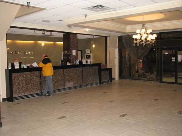 Sioux City Hotel lobby floor
