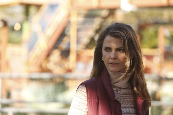 Keri Russell wraps up as she spends time back home in New York