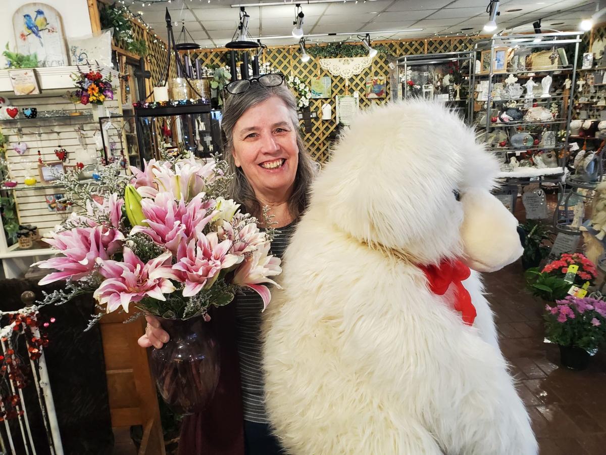 Kathy Bogenrief with bear
