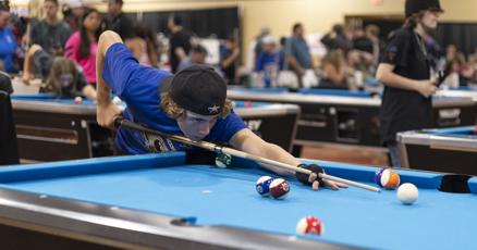 Kid pool players battle for billiard supremacy at Championship tournament in South Sioux City Kid pool players battle for billiard supremacy at Championship tournament in South Sioux City