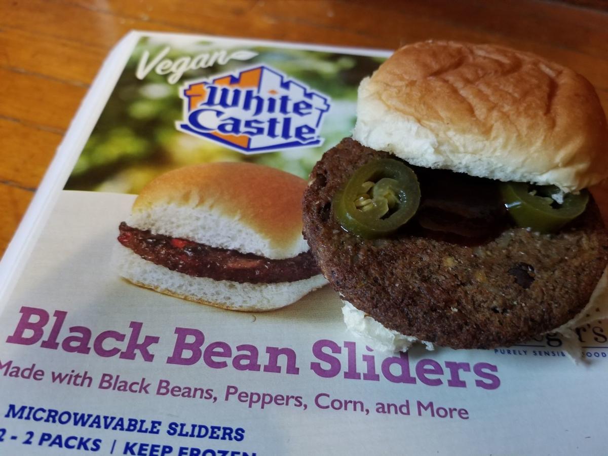 white castle black bean burger