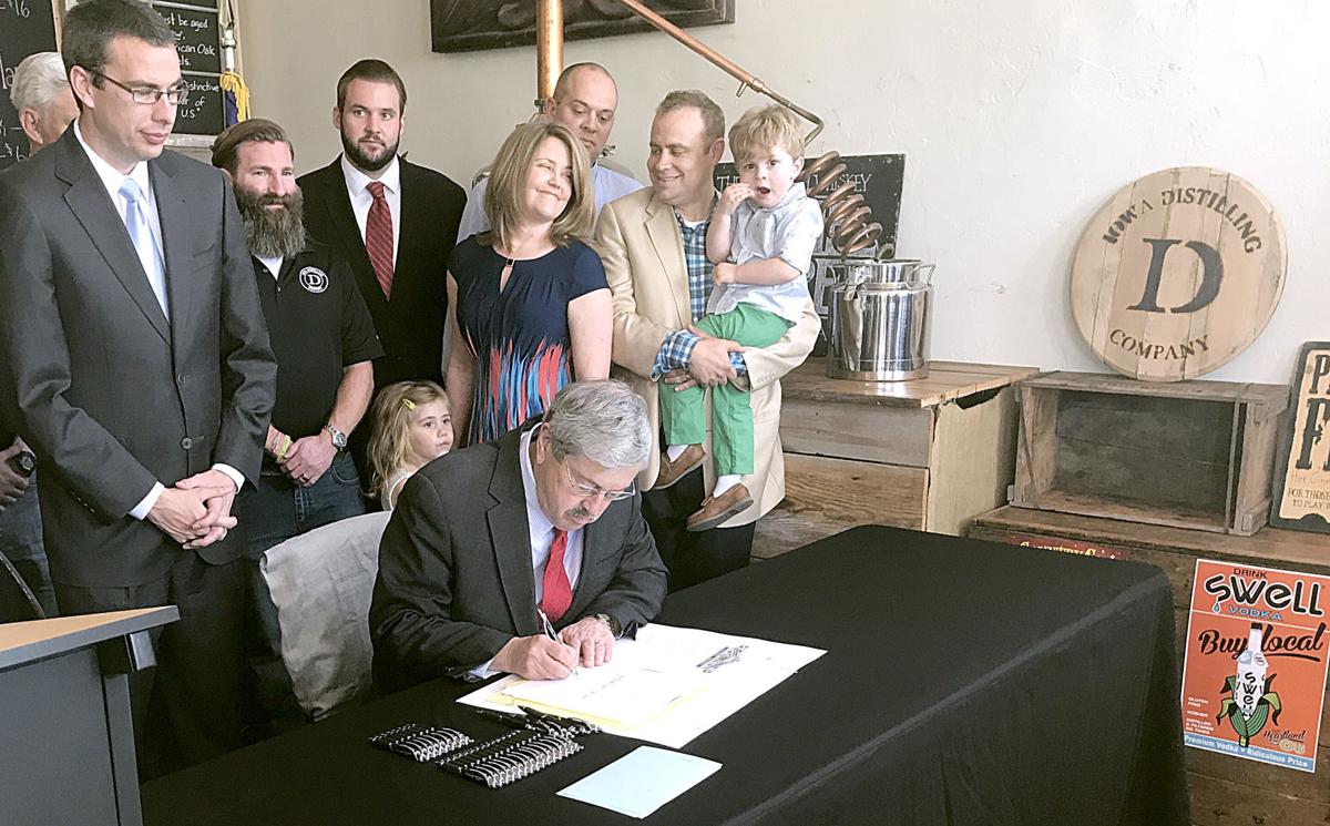 Brew Iowa distilleries toast new liquor law