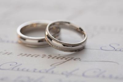 Marriage certificate - rings