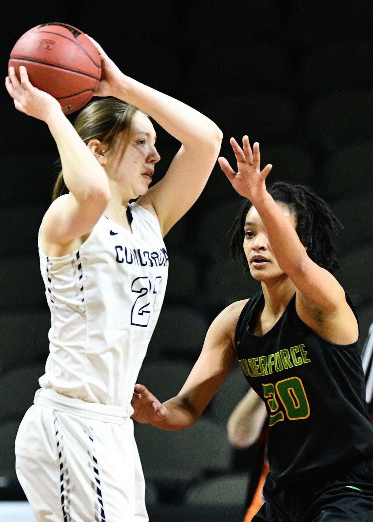Wilberforce vs Concordia NAIA women's basketball