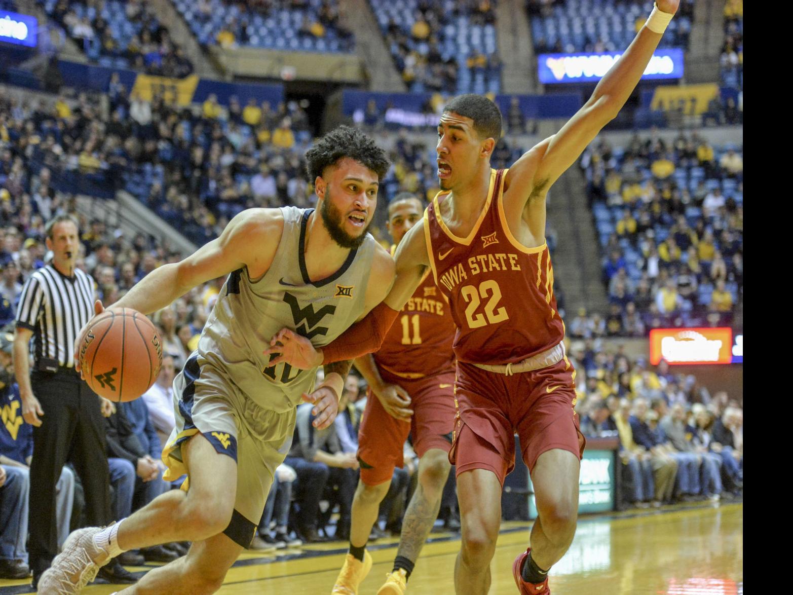 Haley Scores 28 West Virginia Upsets Iowa State College Sports