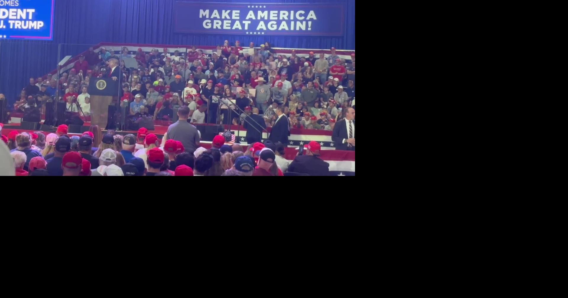 In Sioux City, President Trump talks about the prospect of running again