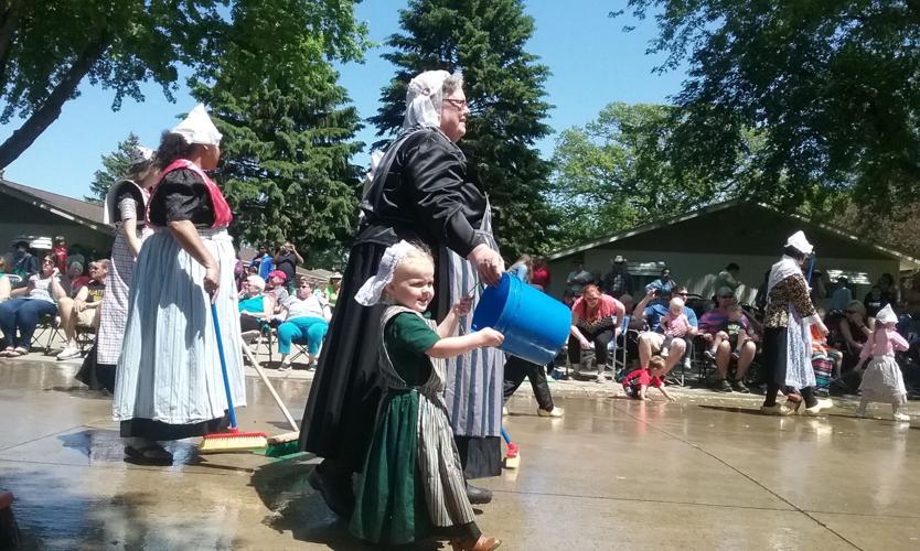 Orange City Tulip Festival Street Scrubbing
