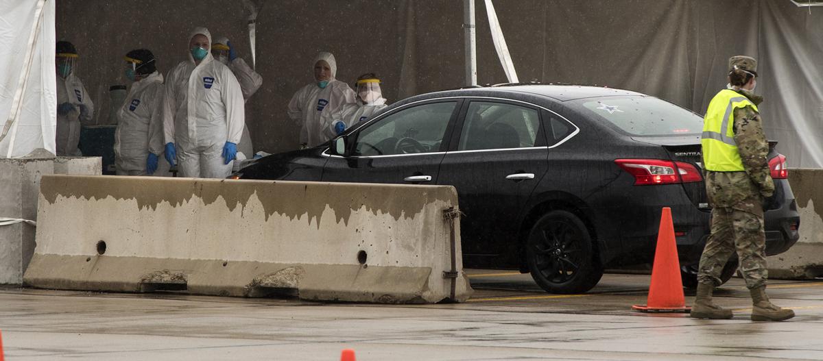 Drivethru COVID19 test site opens at Sioux City's Western Iowa Tech