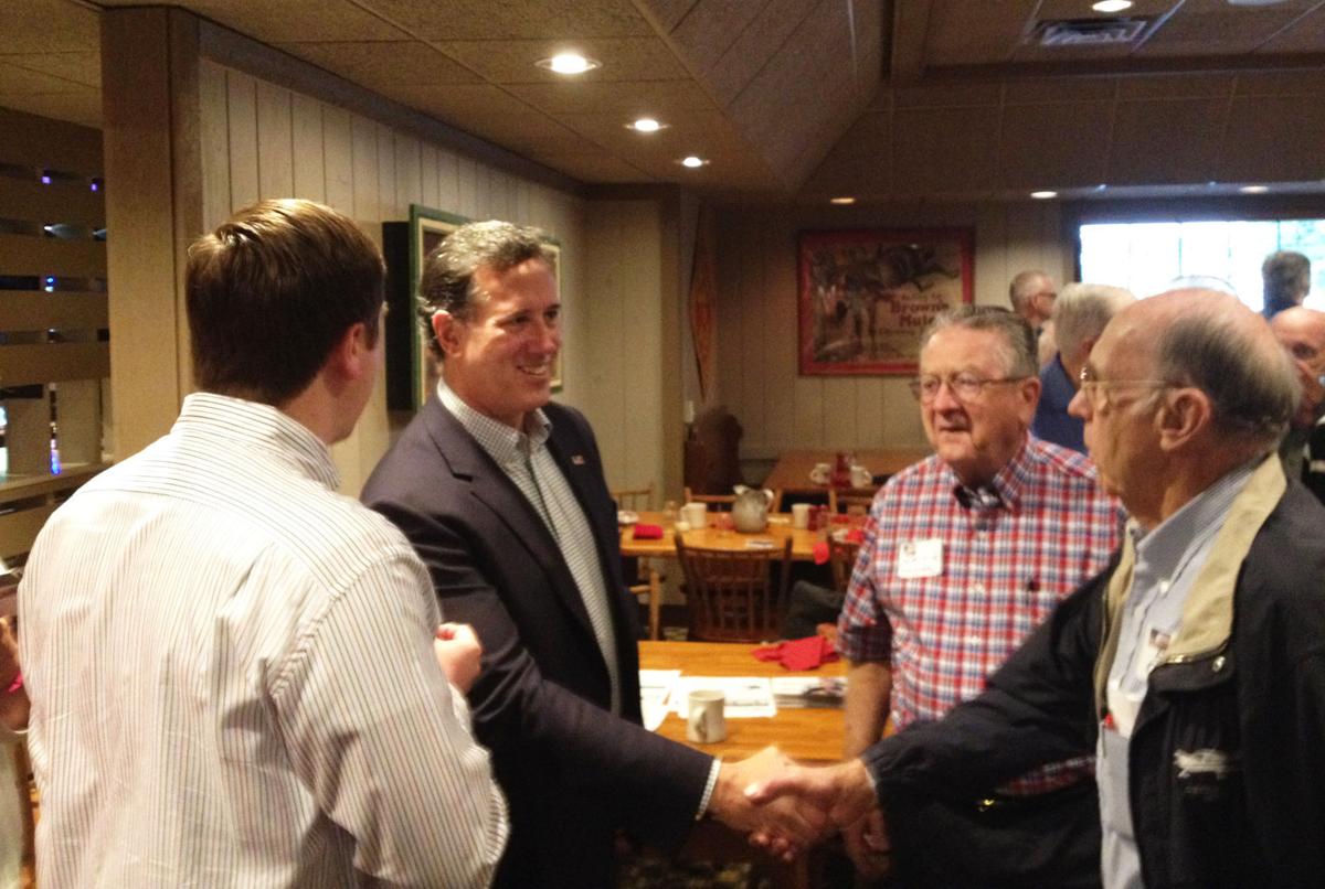 Santorum in Urbandale