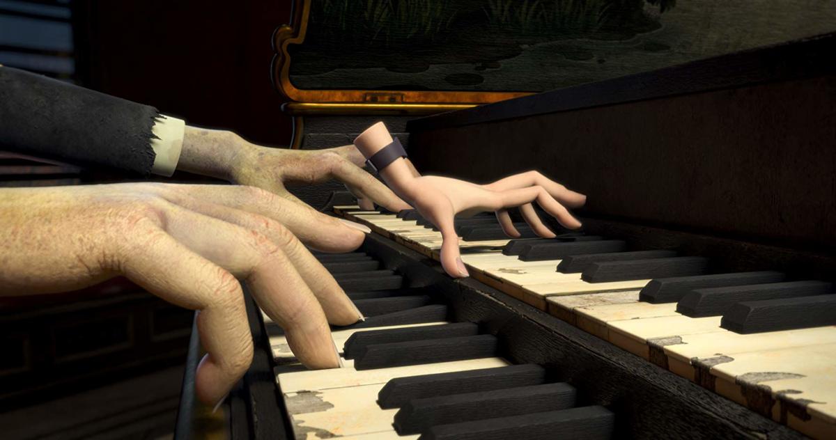 The Addams Family scene