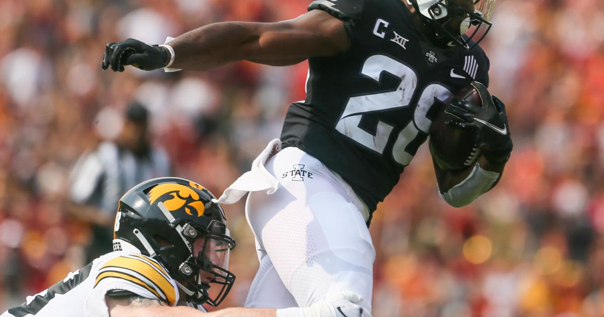 Iowa State running back Breece Hall on going pro and missing the