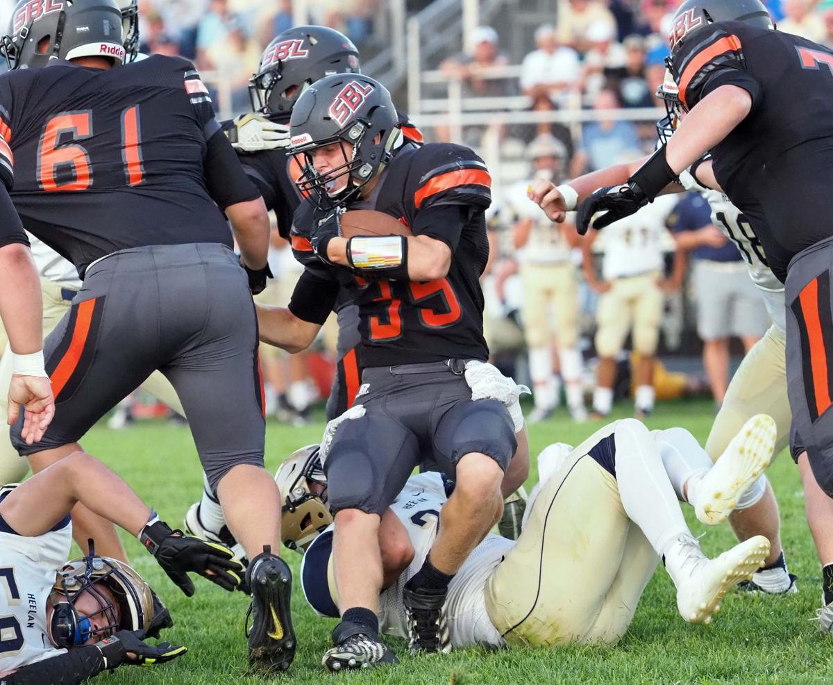 Heelan at Sergeant Bluff-Luton football