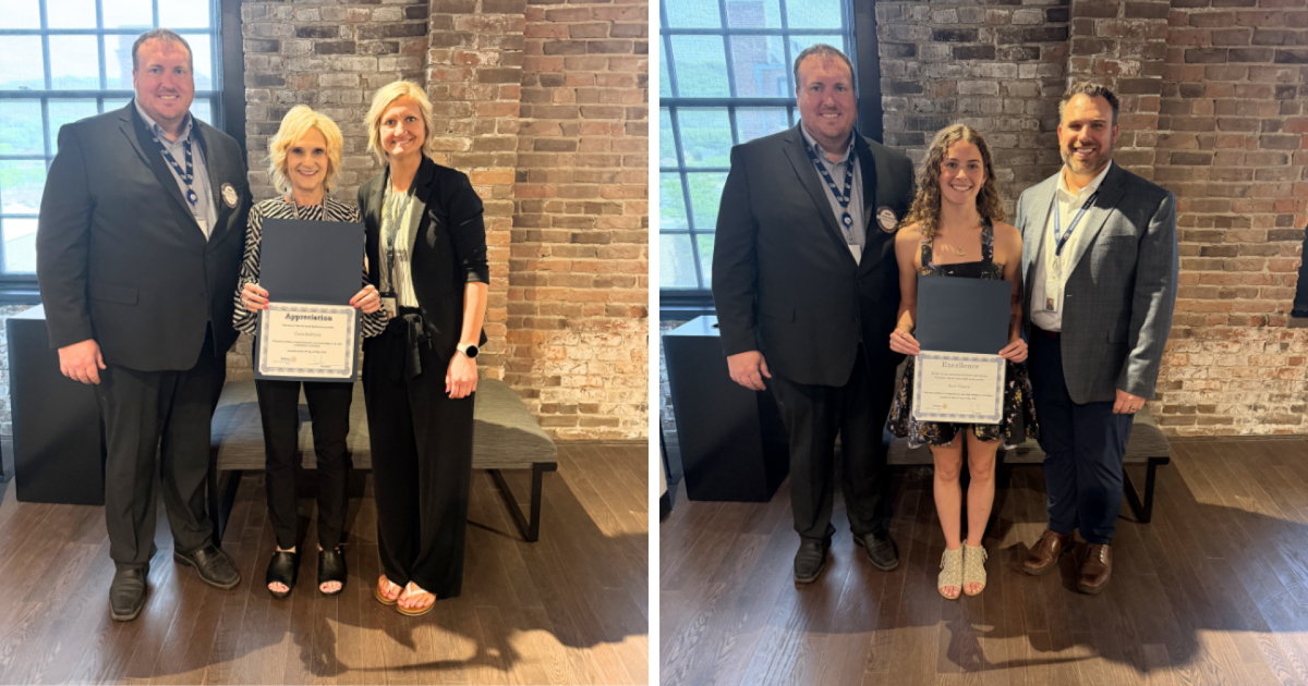 Celebrating Carla Saddoris and Kate Graeve at Noon Rotary