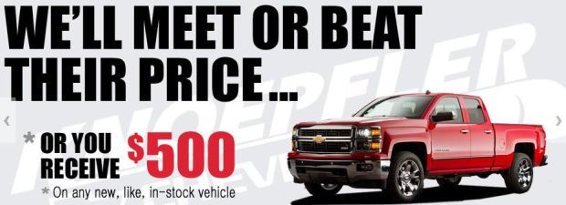 We'll Meet or Beat Their Price...or You'll Receive $500
