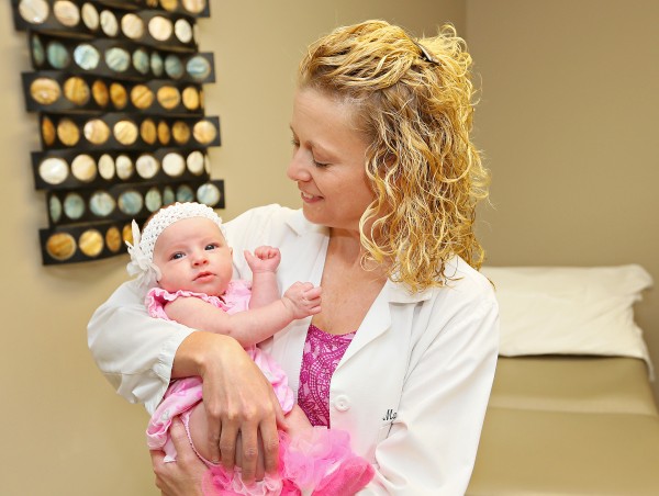 Delivering a baby for the first time proves moving