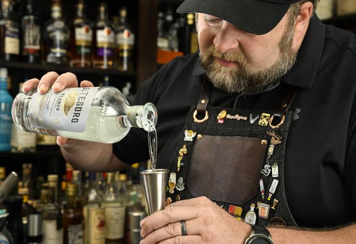Austin Foster's home bar