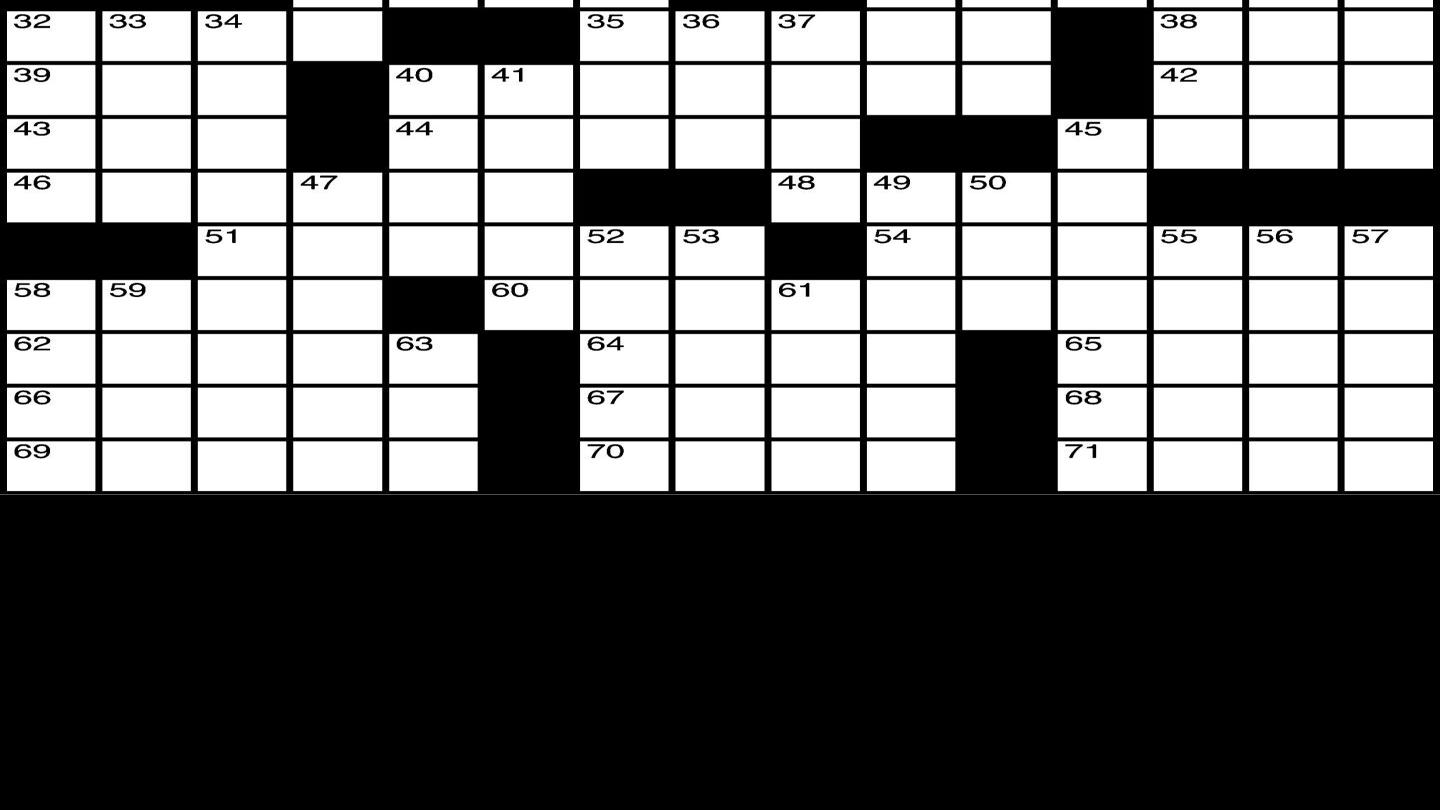 Crossword | Weekender | siouxcityjournal.com