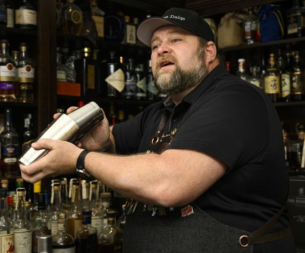 Austin Foster's home bar