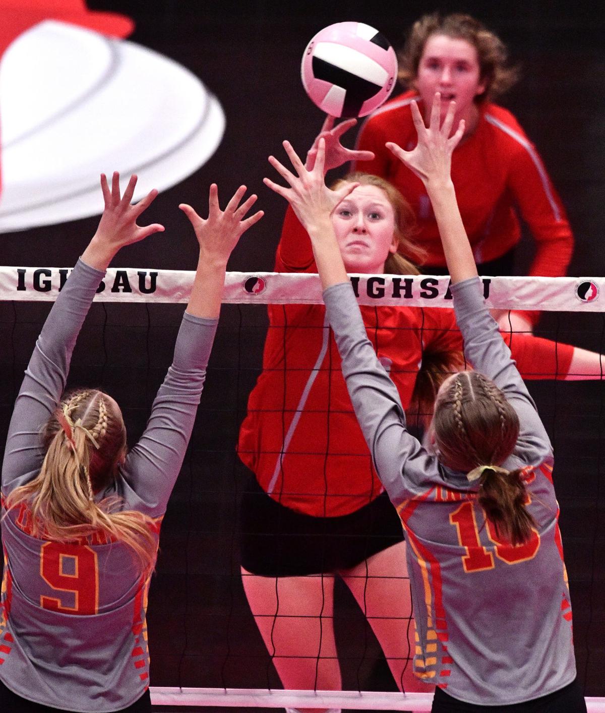 North Scott vs Marion state volleyball