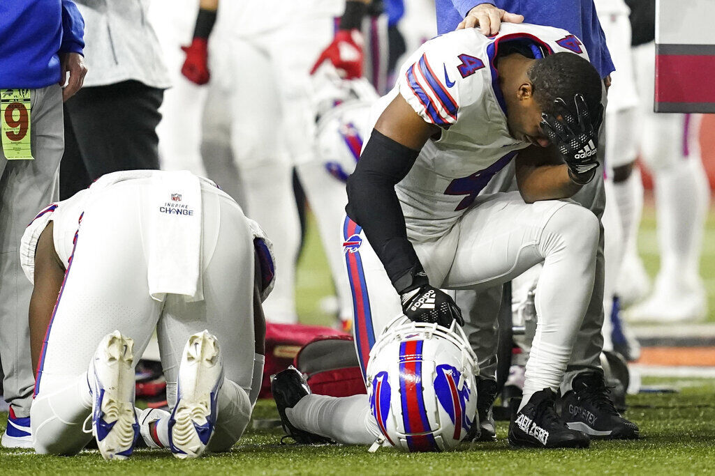 Monday Night Football' Game Postponed After Bills Player Collapses On Field  And Gets CPR; Damar Hamlin In “Critical Condition” At Hospital – Deadline