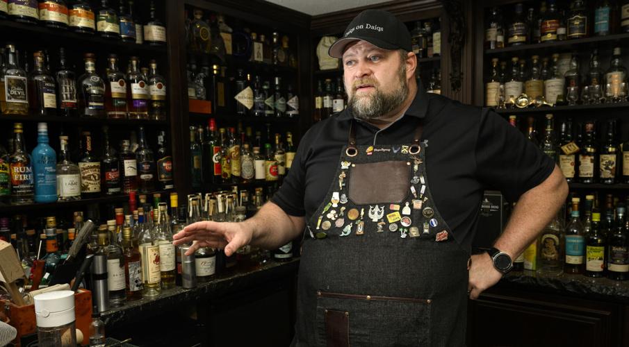 Austin Foster's home bar