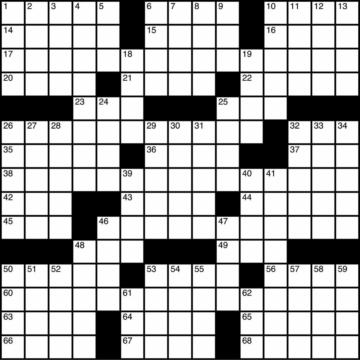 Crossword | Weekender | siouxcityjournal.com