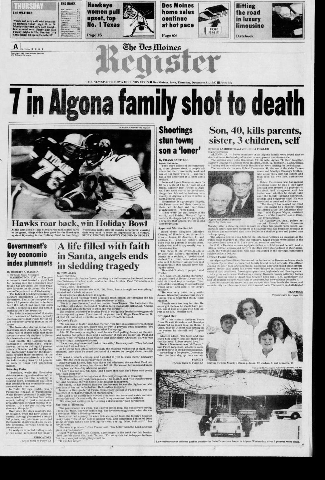 21 Of The Worst Mass Killings In Iowa History Iowa News Siouxcityjournal Com