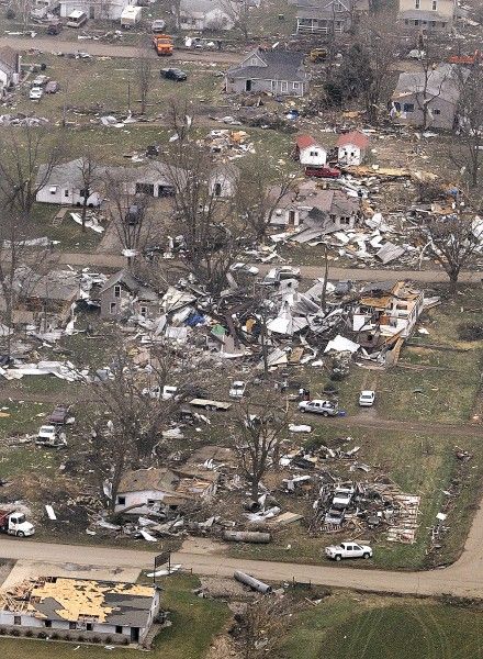 Photos: Aerial images of Mapleton and Early damage | A1 ...