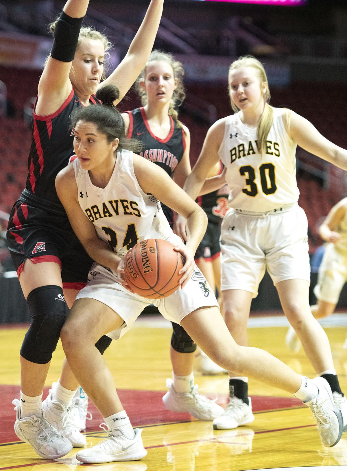 Cherokee vs Davenport Assumption girls state basketball