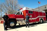 City truck rehabbed into fire department HAZMAT unit 