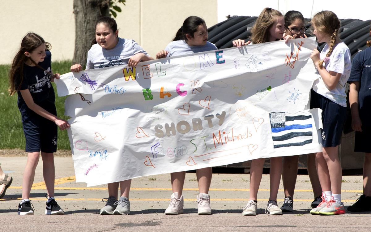 Officer Brian Van Berkum homecoming