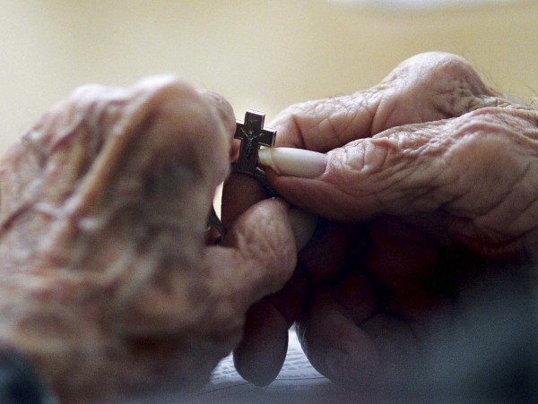 St. Joseph Church parishioners pray
