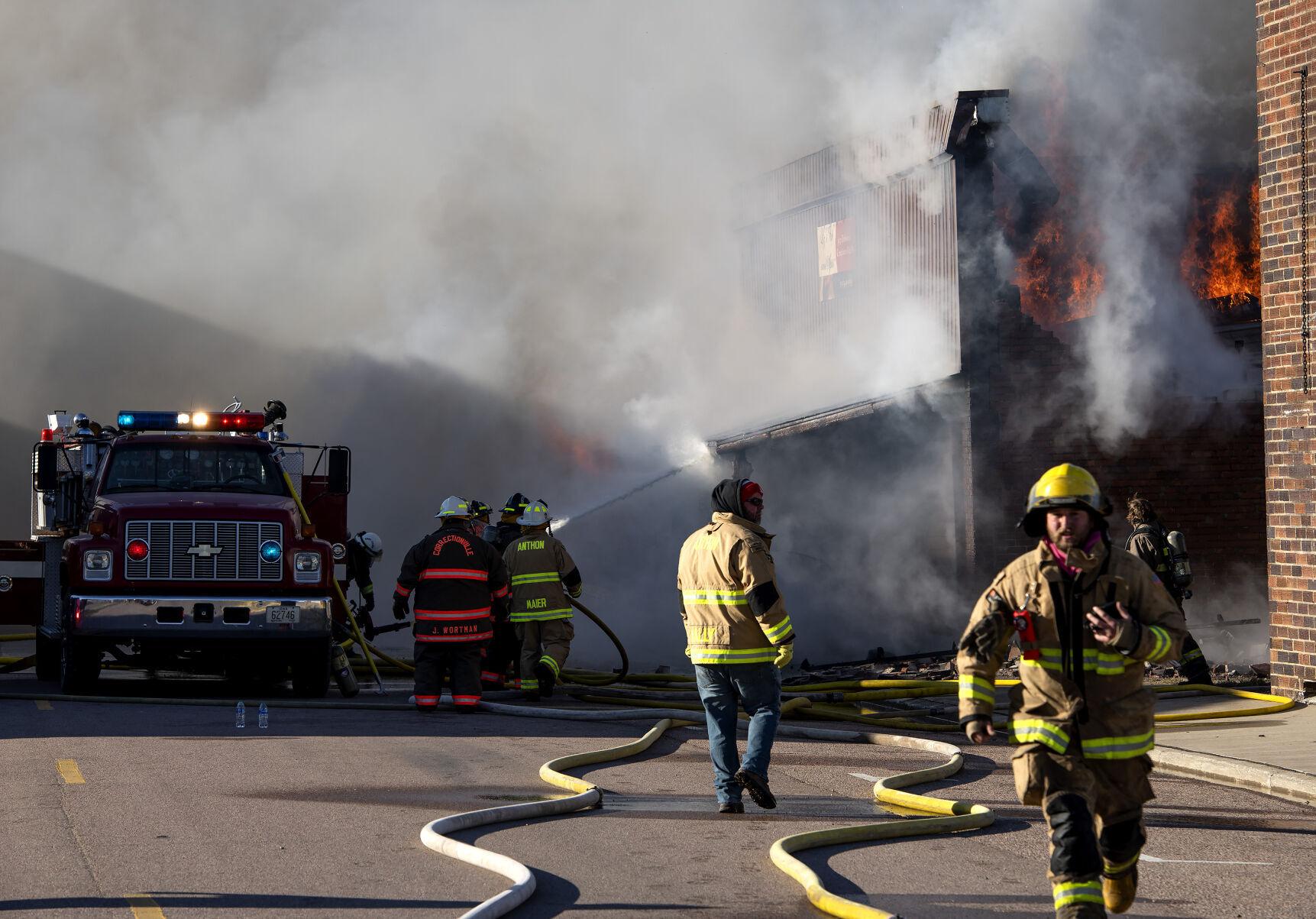 PHOTOS Correctionville business destroyed in Friday morning fire