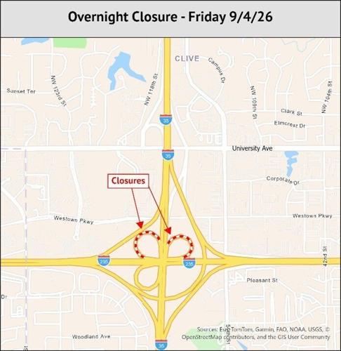 Overnight closures around the Southwest Mixmaster begin Tuesday, Sept. 1