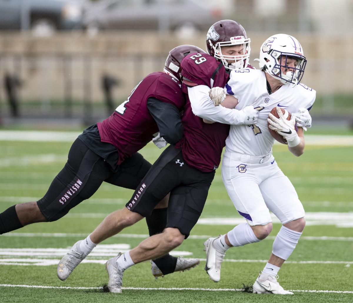 Morningside football cruises by Carroll College in first round of