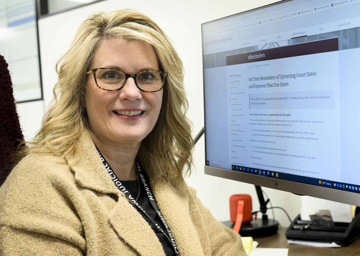 Sioux County is testing Iowa court text message reminders