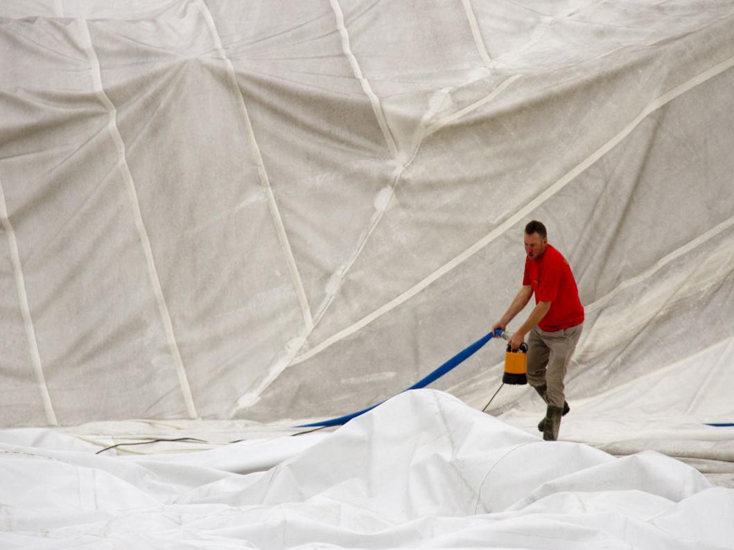 Briar Cliff Dome Deflated Again Due To Winter Storm Damage Local News Siouxcityjournal Com