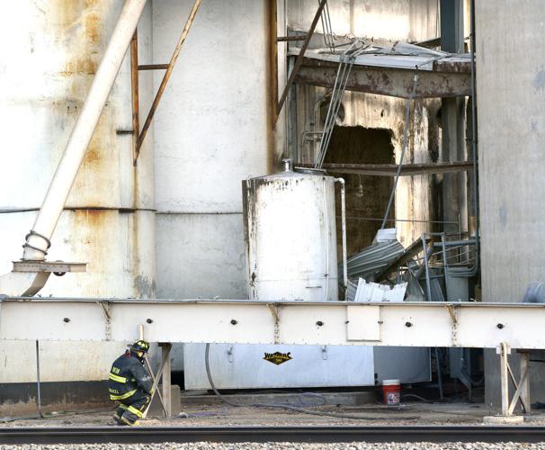 Grain bin explosion in Hinton injures two, scares residents, blocks traffic