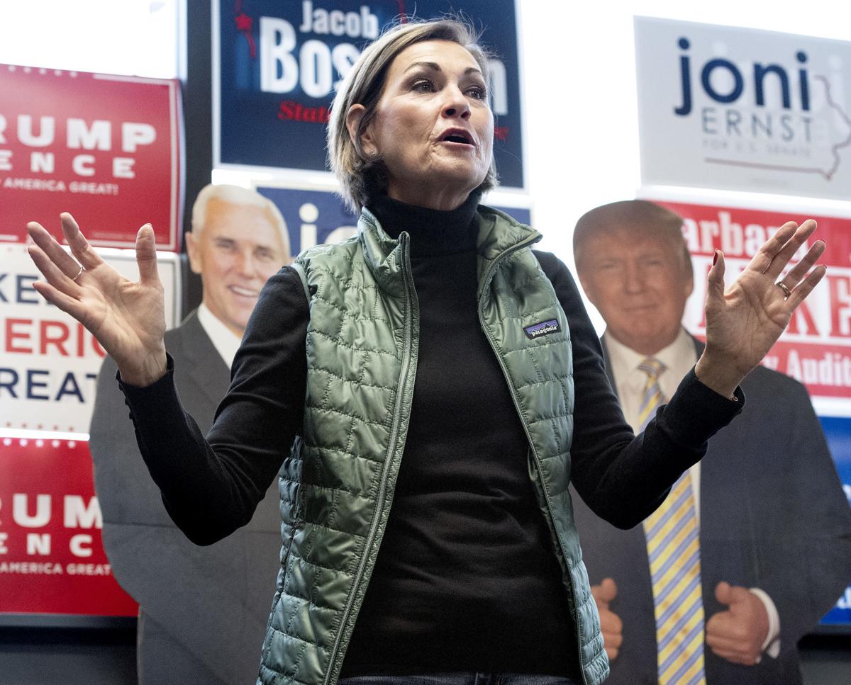 Kim Reynolds campaigns for Joni Ernst