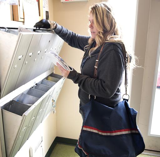 Mail carrier Traci Launsby