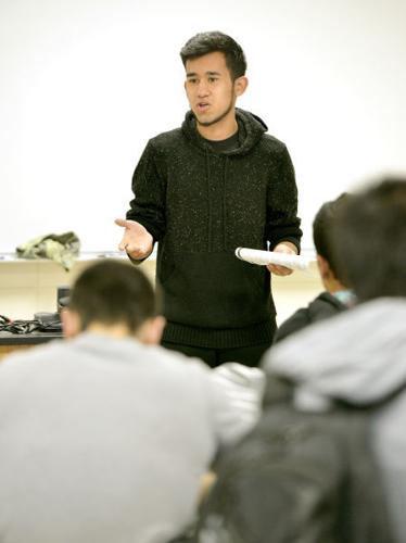 West High School mentor Luis Escobedo
