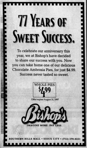 Bishop's Chocolate Ambrosia Pie