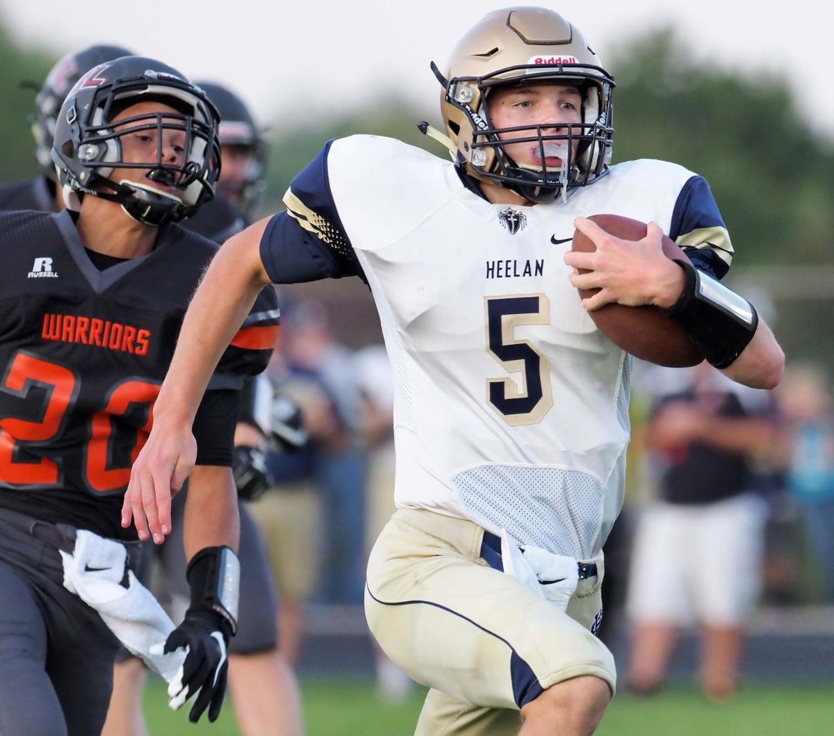 Heelan at Sergeant Bluff-Luton football