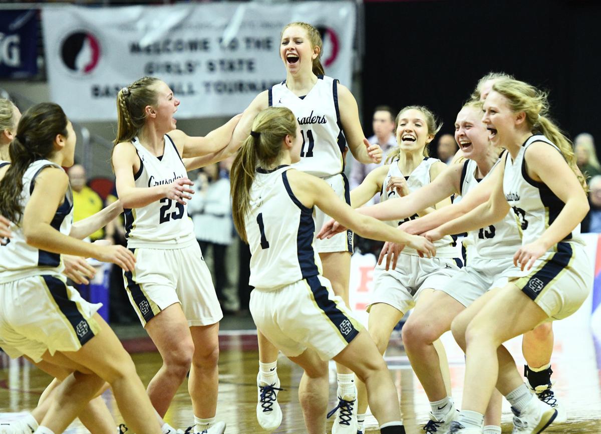 Victorious Heelan Girls Basketball Team Celebrated Sunday Evening