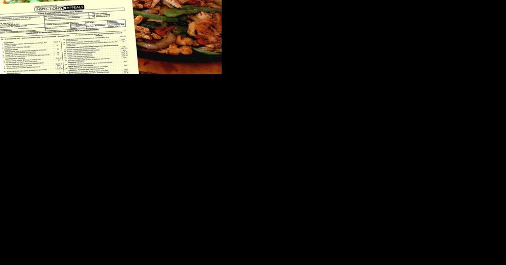 Restaurant inspection update: Eateries are shut down due to food-safety issues - Vimarsana News
