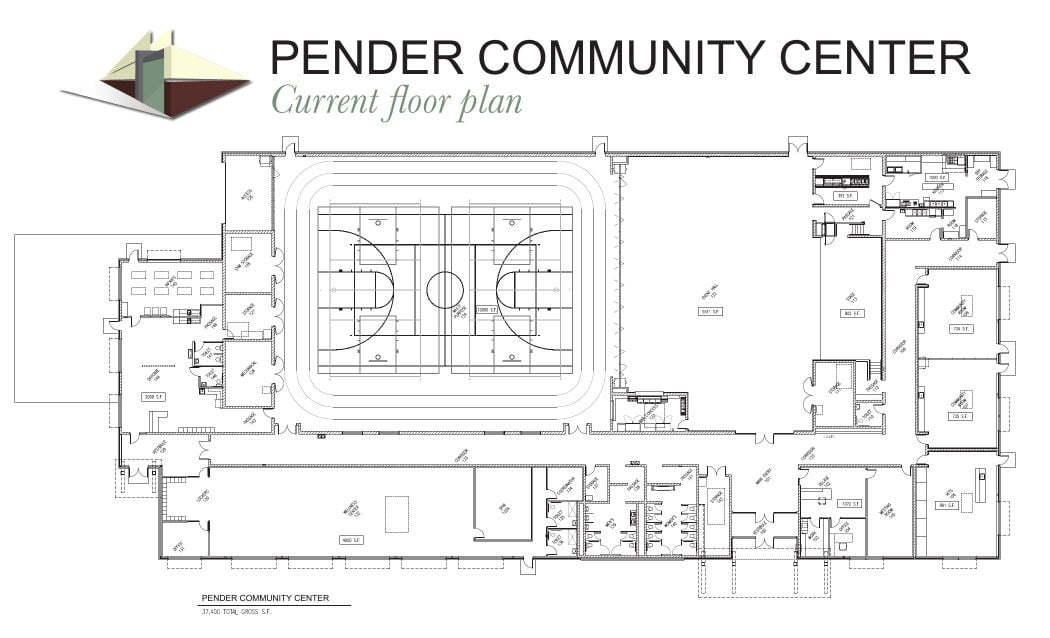 Pender Community Center floor plan
