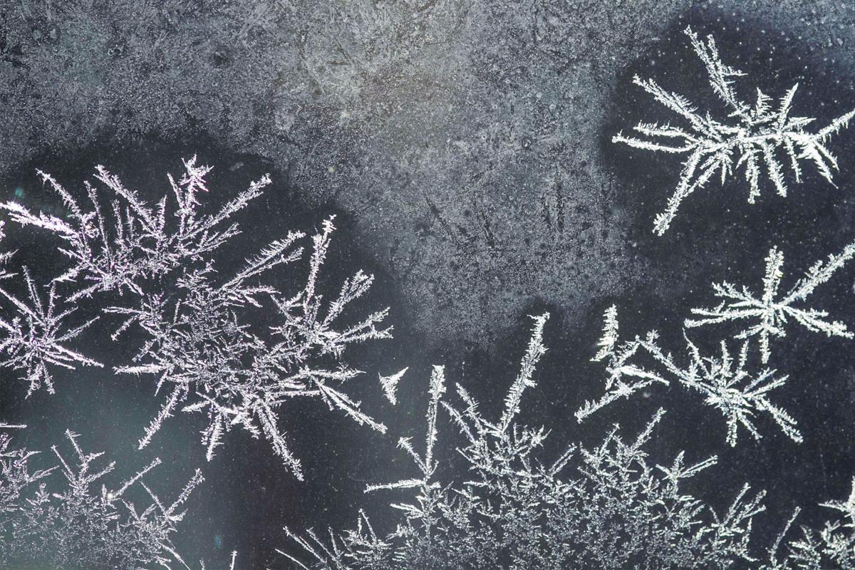 Frost on window