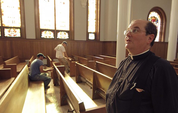 St. Joseph Catholic Church nears restoration completion after its fire.