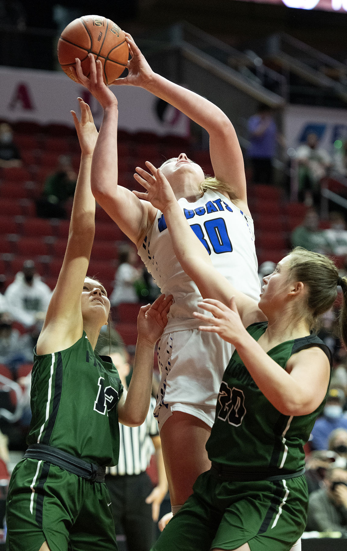 West Lyon vs West Burlington girls state basketball